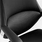 Silicone Leather Executive Office Chair - Clean Lines Home Office
