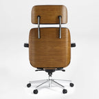 Genuine Leather Executive Office Chair - Classic Ergonomic Design