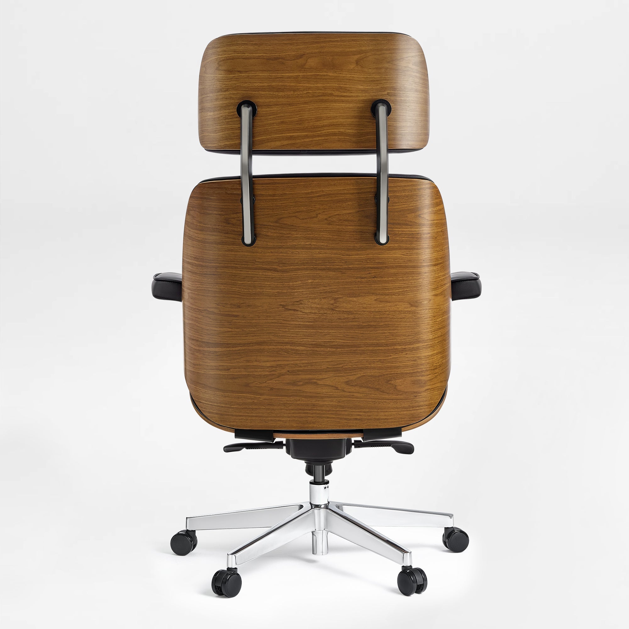 Genuine Leather Executive Office Chair - Classic Ergonomic Design