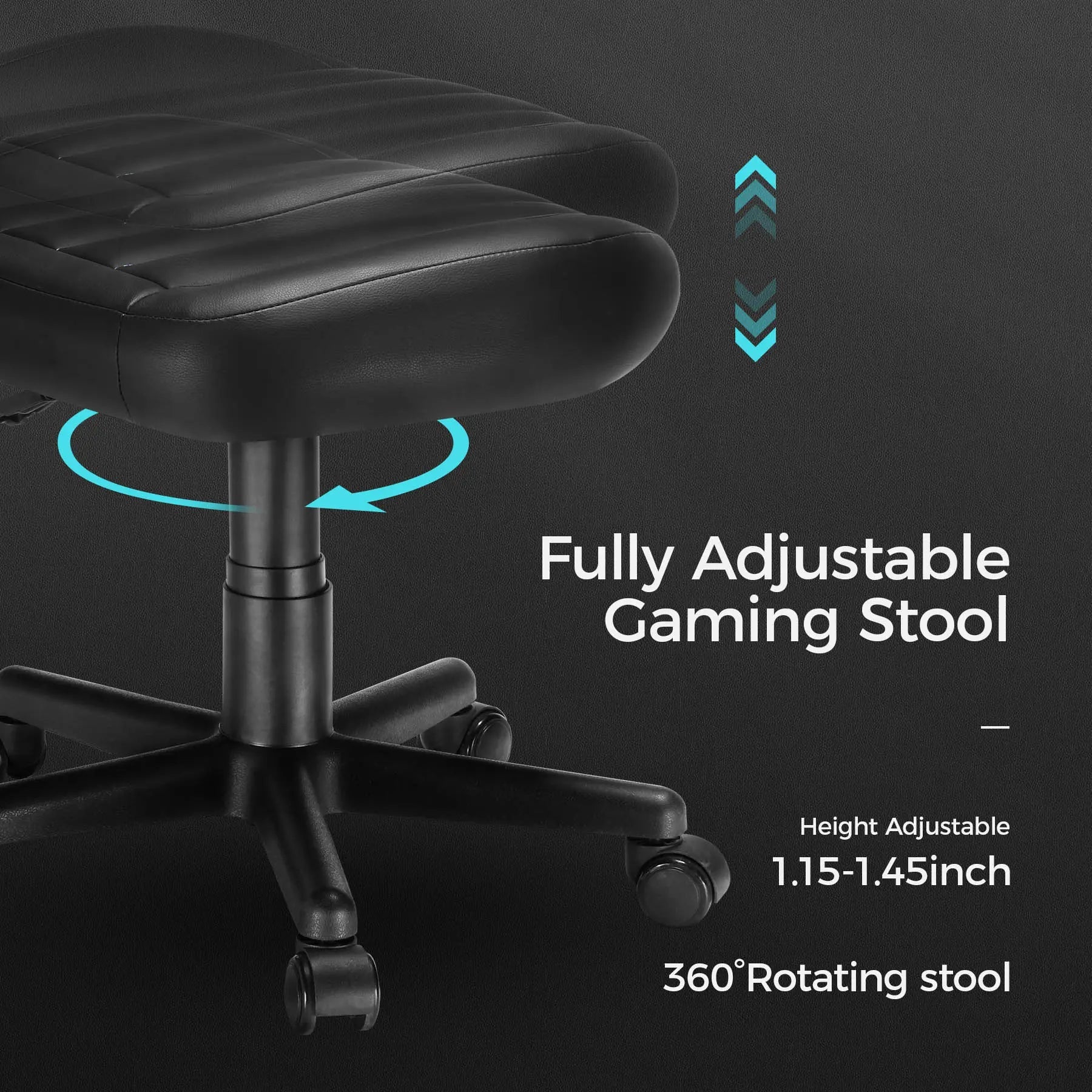 Footstool with Wheels