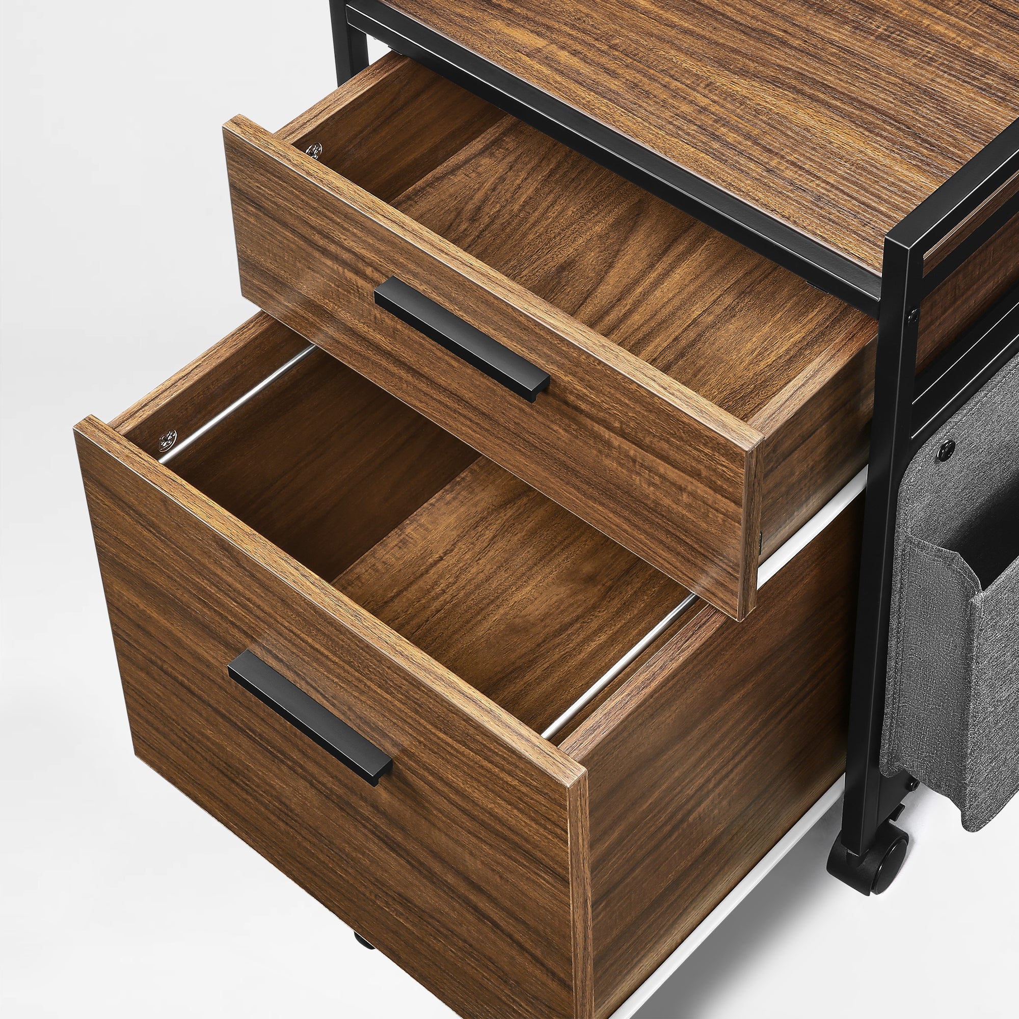 23'' Rolling File Cabinet with Drawer