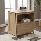 29'' Display File Storage Cabinet, Oak
