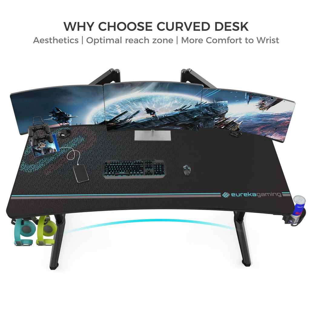 Full-Surface Mousepad Gaming Desk (60x27)