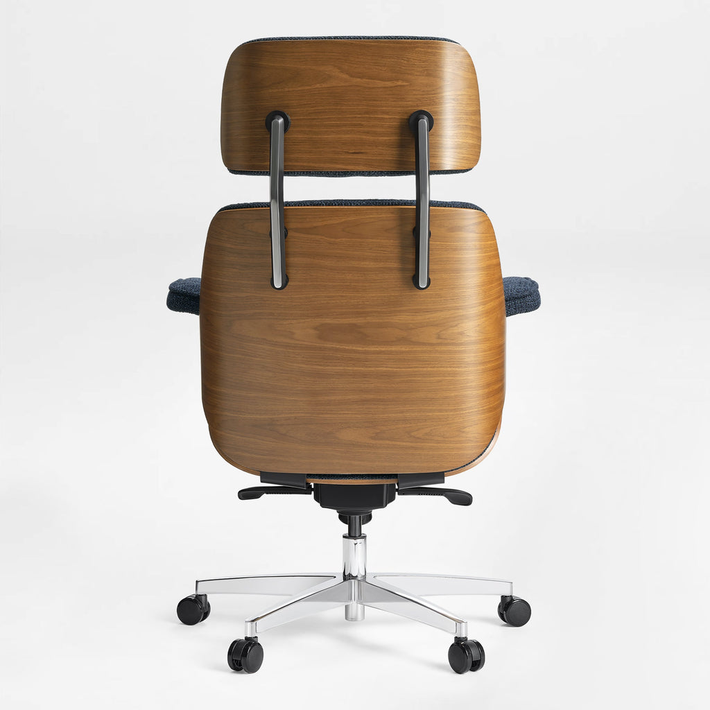 Genuine Leather Executive Office Chair - Classic Ergonomic Design
