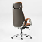 Napa Leather Executive Office Chair - Fully Adjustable