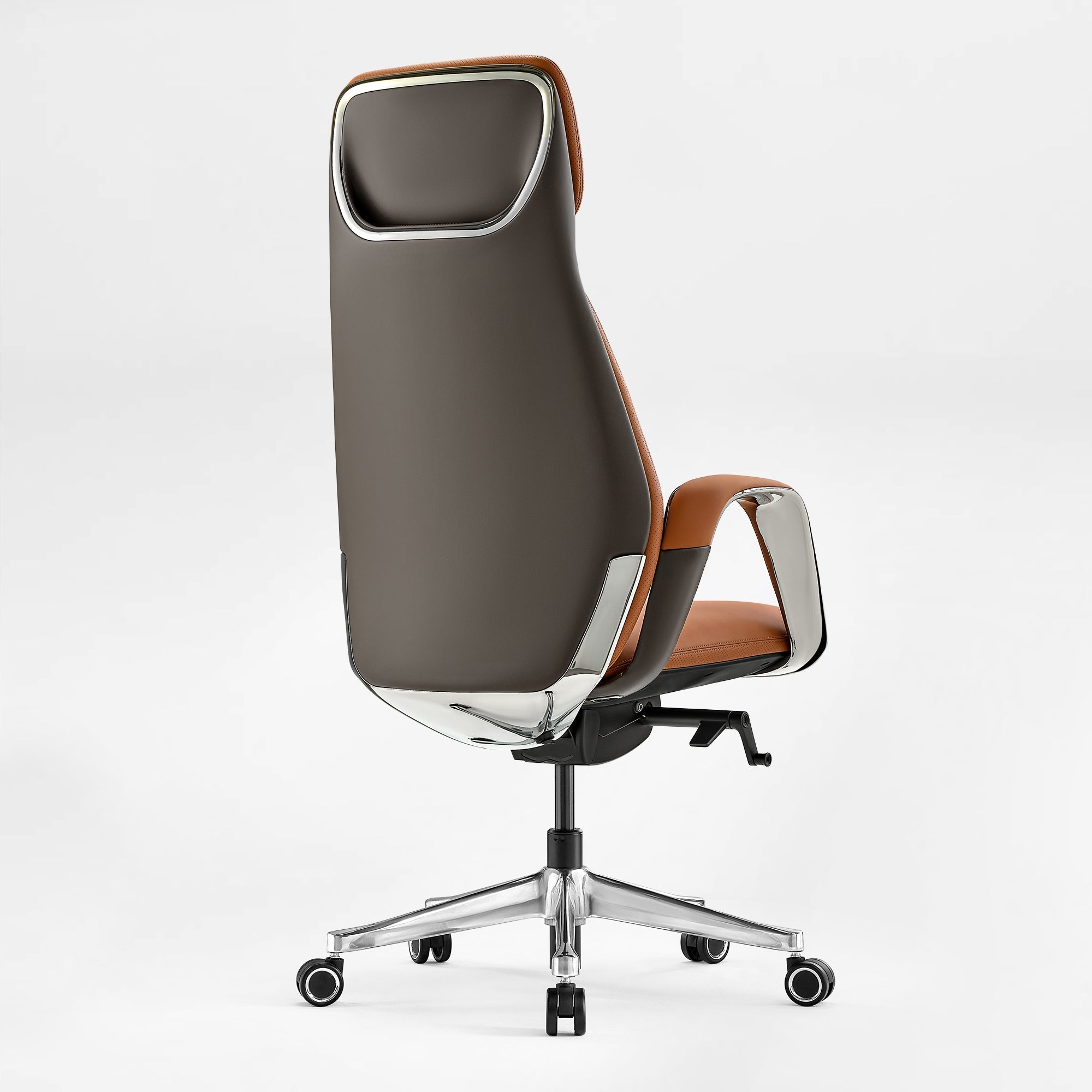 Napa Leather Executive Office Chair - Fully Adjustable
