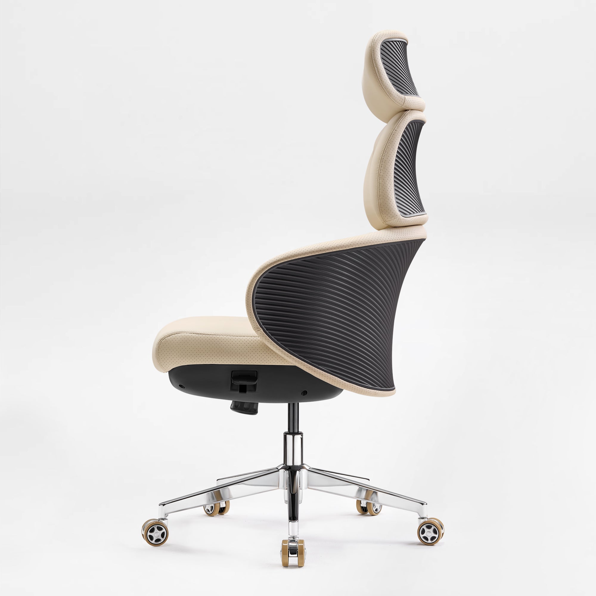 Microfiber Leather Executive Office Chair - Modern Lines Home Office