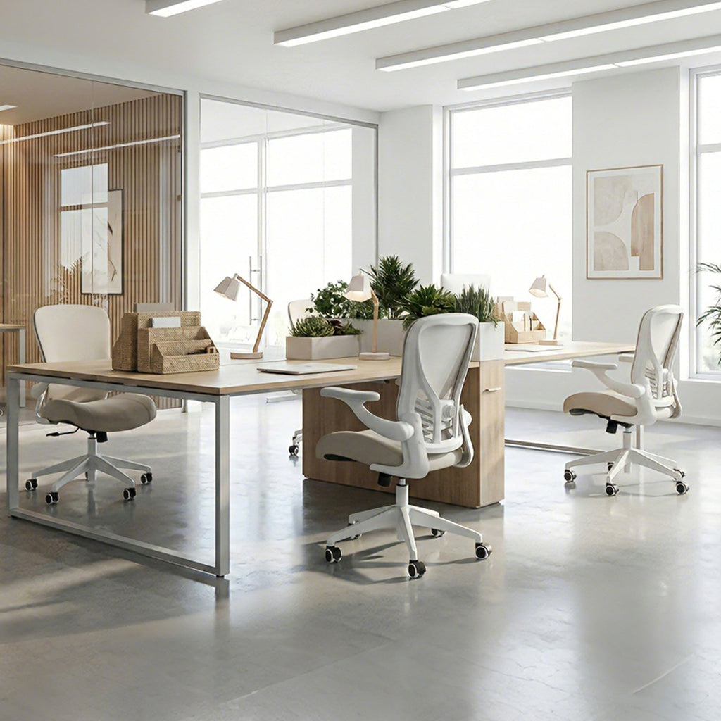 Ergonomic Office Chair - Full PU Leather Versatile Stylish Comfort