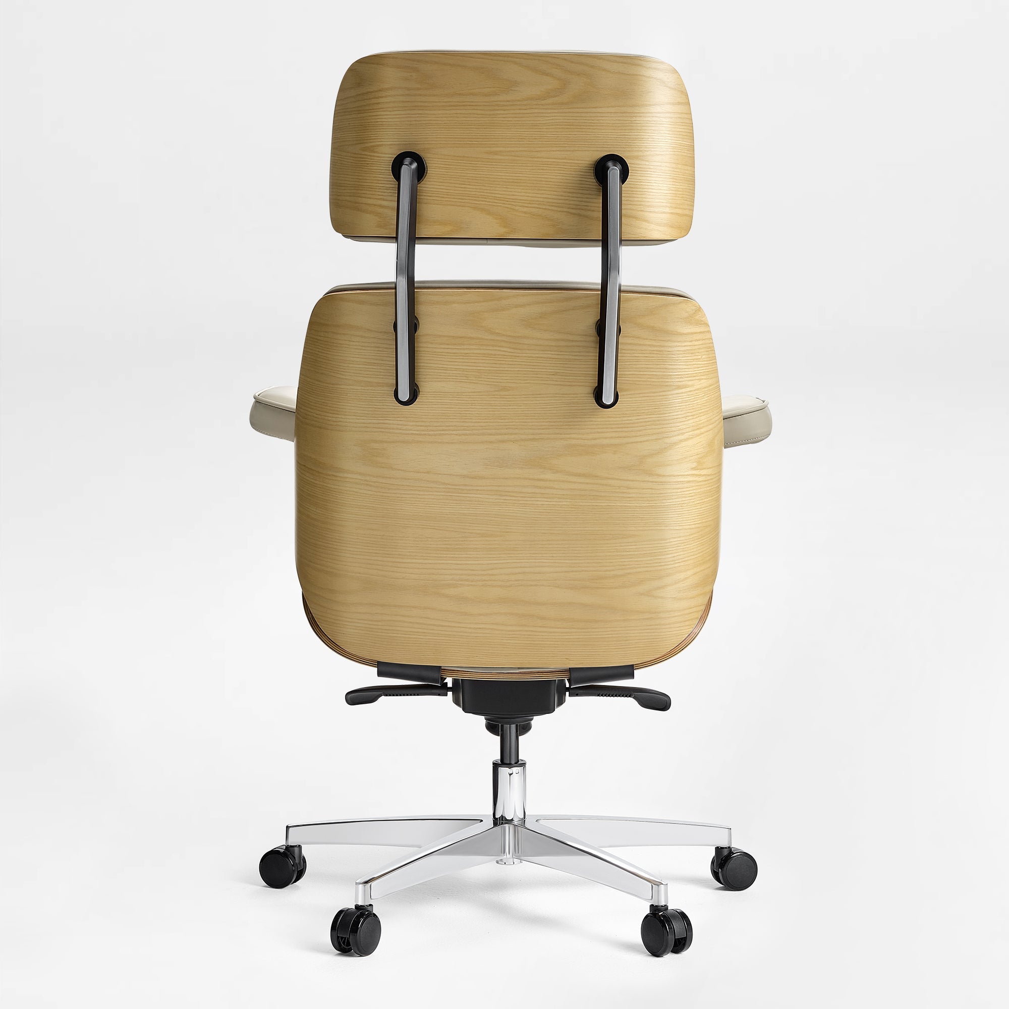 Genuine Leather Executive Office Chair - Classic Ergonomic Design