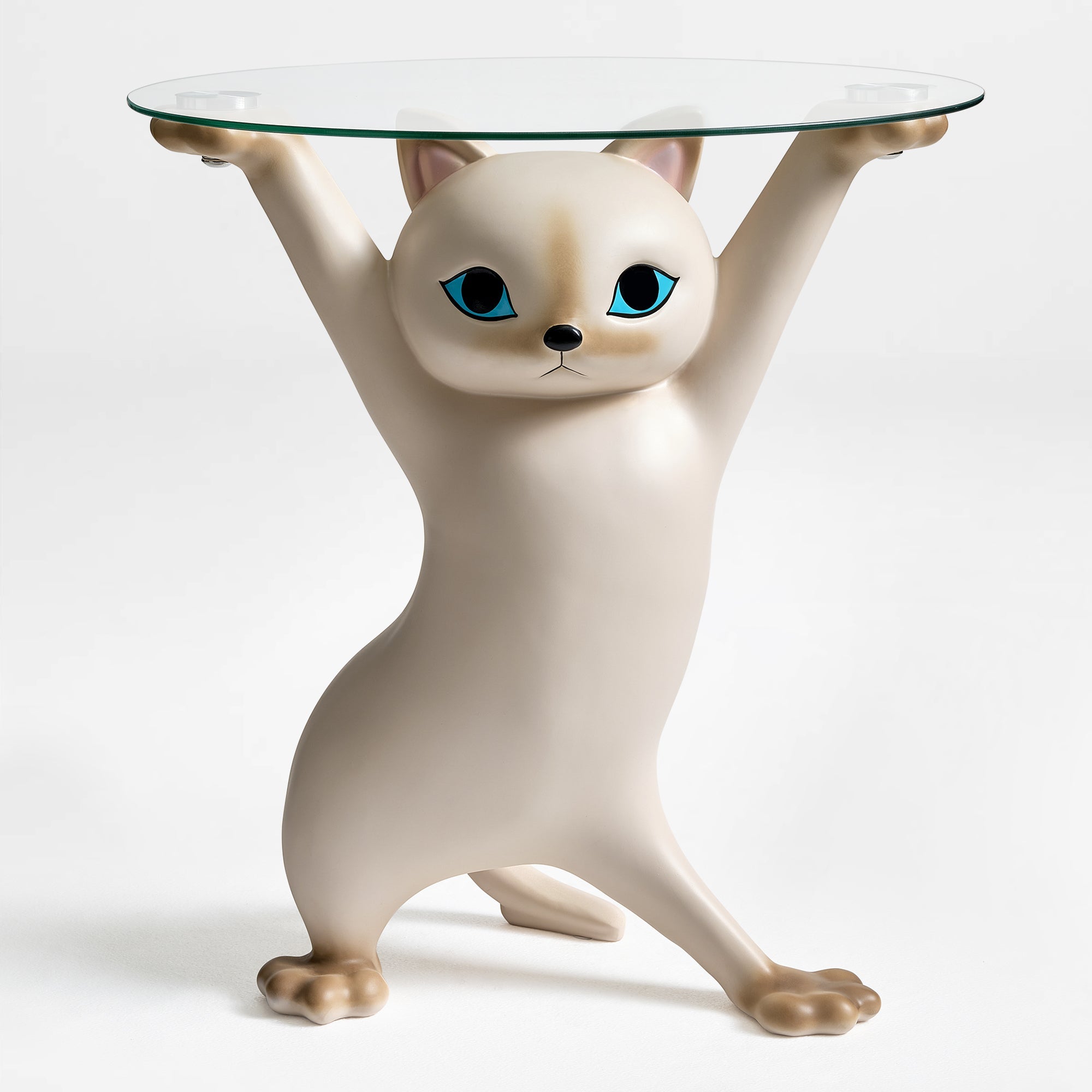 23''H, Enchanting Cat Side Table