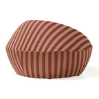 Striped Accent Lounge Chair, Red Yellow and Blue Yellow