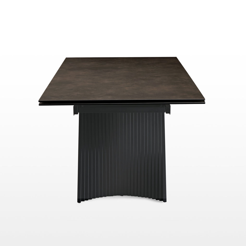 Extendable Rectangular Dining Table, White