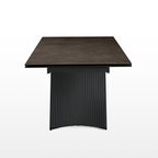 Extendable Rectangular Dining Table, White