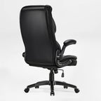 Faux Leather Home Office Chair - Ergonomic Cream