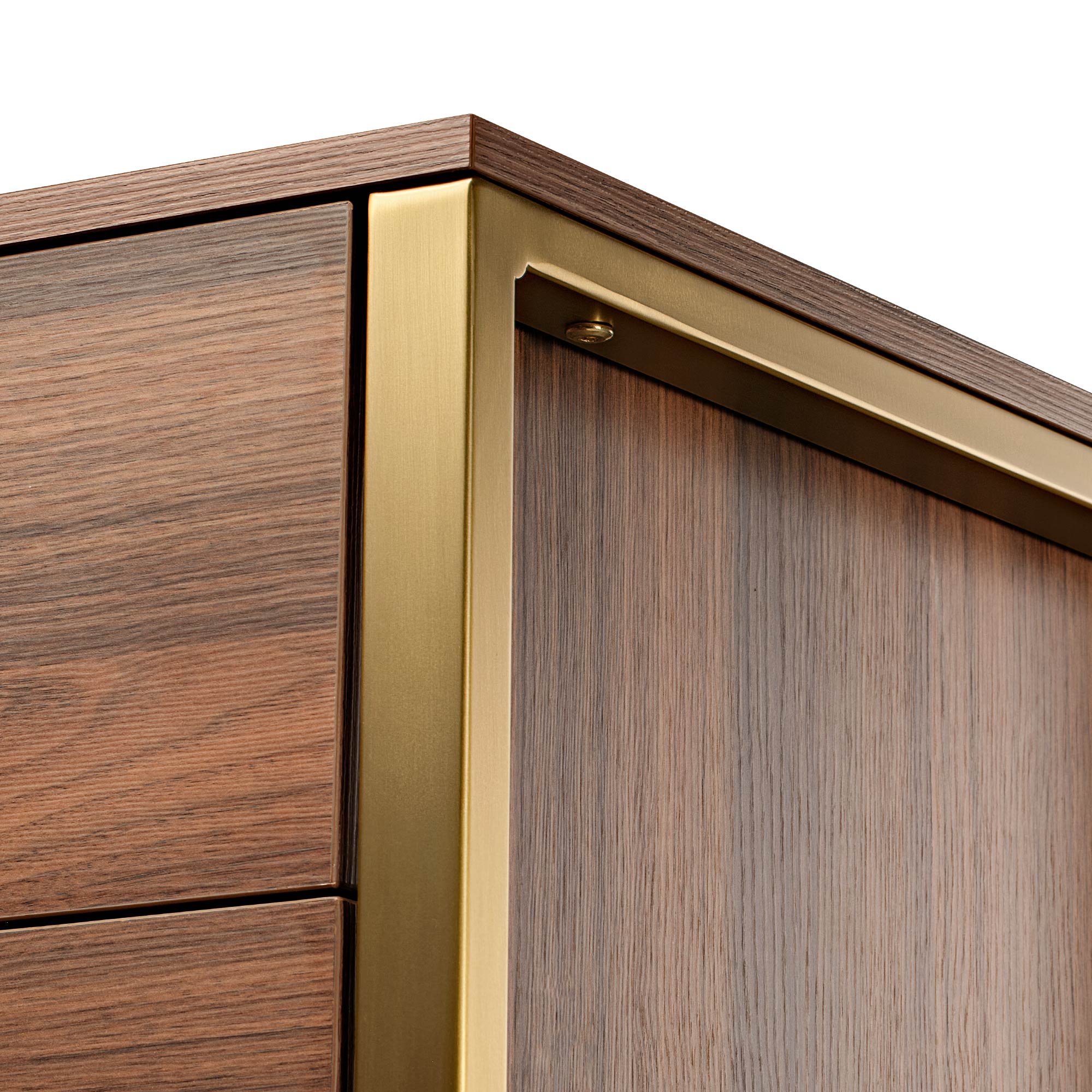 42 Chest 5-Drawers Dresser Accent Cabinet Walnut