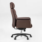 Microfiber Leather Executive Office Chair with Adjustable Headrest