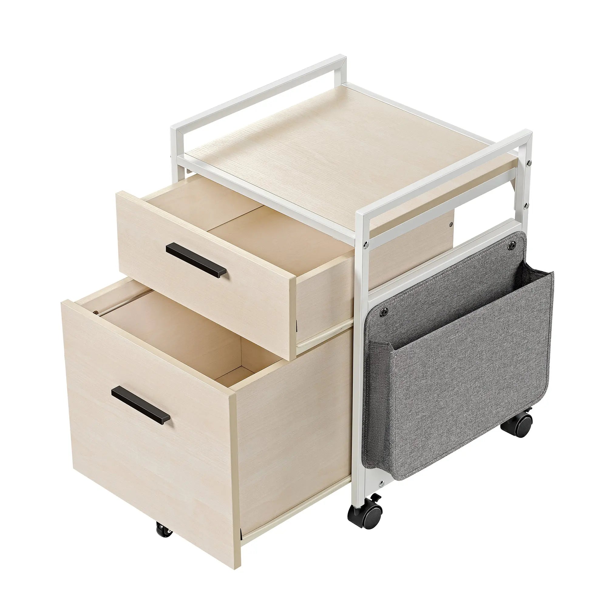 23'' Rolling File Cabinet with Drawer