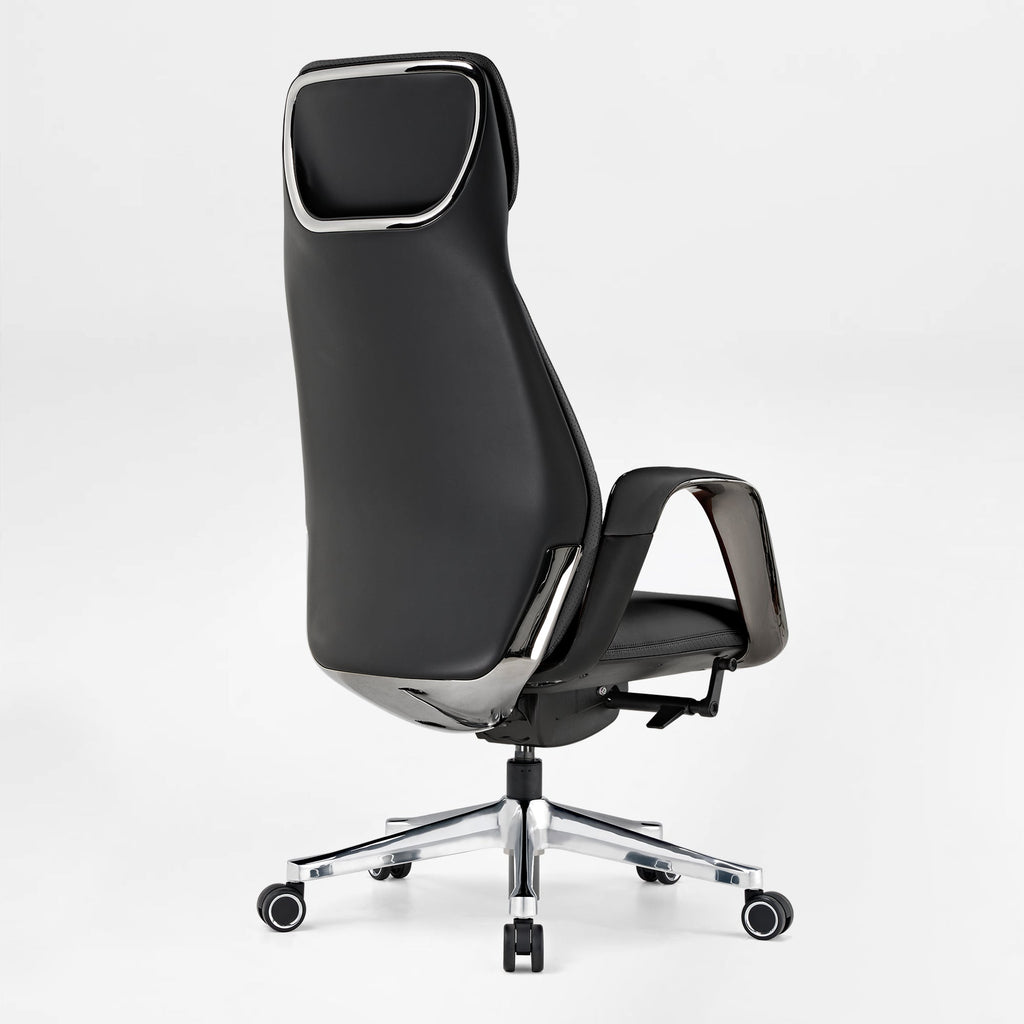 Napa Leather Executive Office Chair - Fully Adjustable