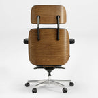 Genuine Leather Executive Office Chair - Classic Ergonomic Design