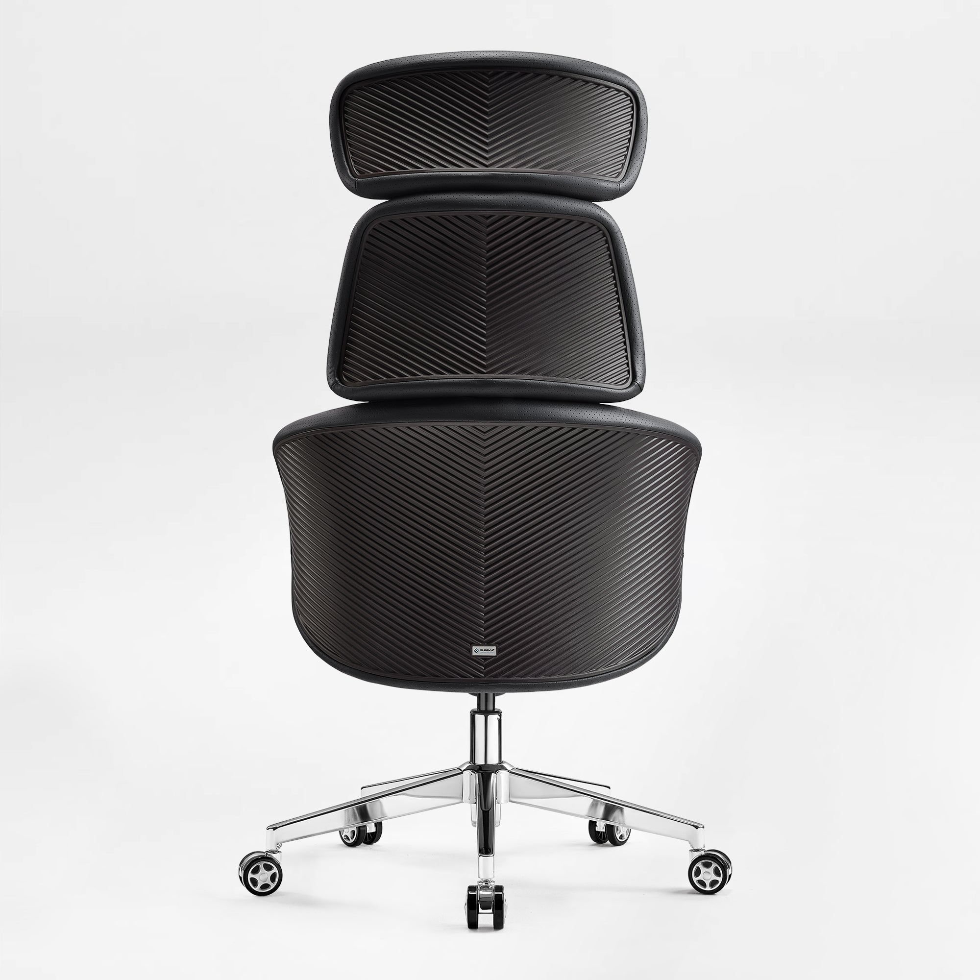 Microfiber Leather Executive Office Chair - Modern Lines Home Office