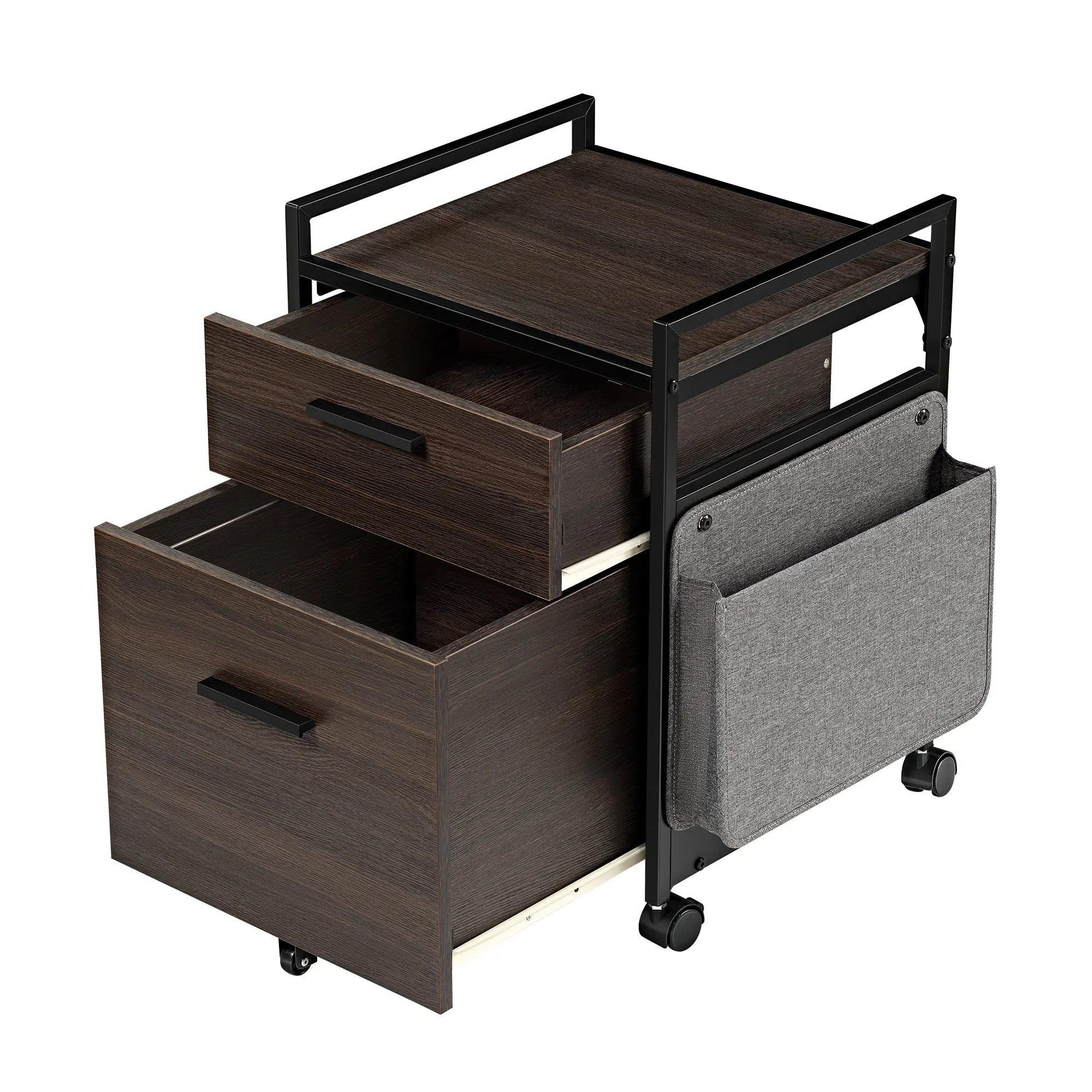 23'' Rolling File Cabinet with Drawer
