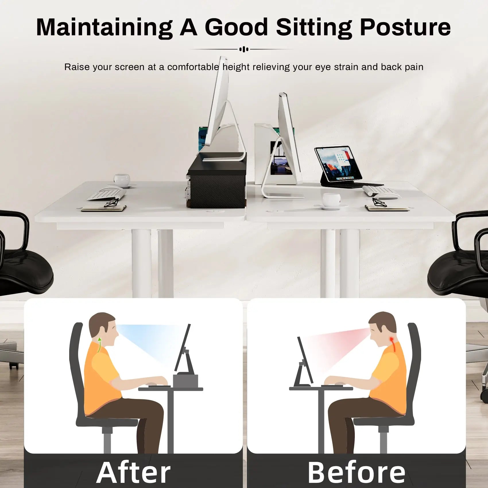 Carbon Fiber Dual Monitor Stand