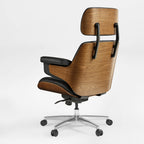 Genuine Leather Executive Office Chair - Classic Ergonomic Design