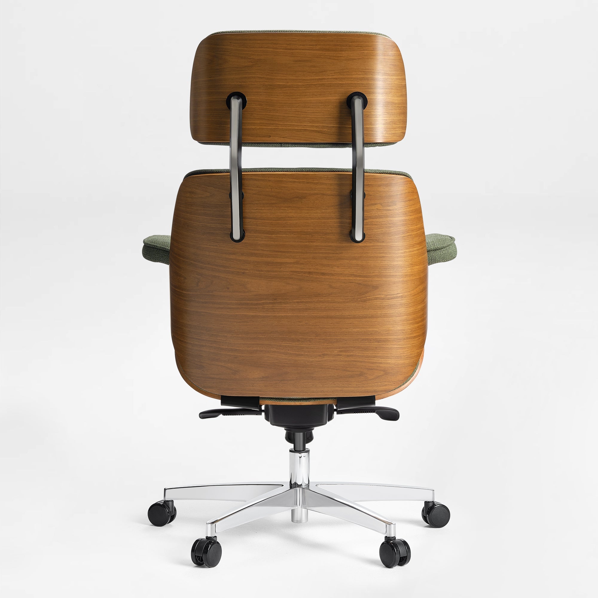 Genuine Leather Executive Office Chair - Classic Ergonomic Design
