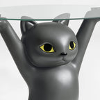 23''H, Enchanting Cat Side Table