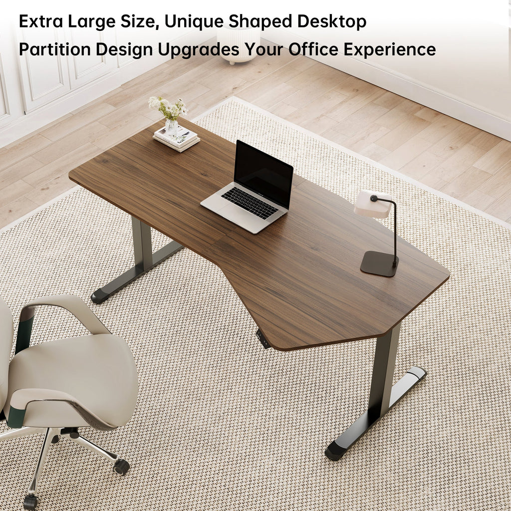 Unique Shape Office Standing Desk (70x29)
