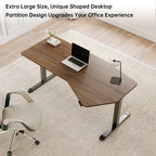 Unique Shape Office Standing Desk (70x29)
