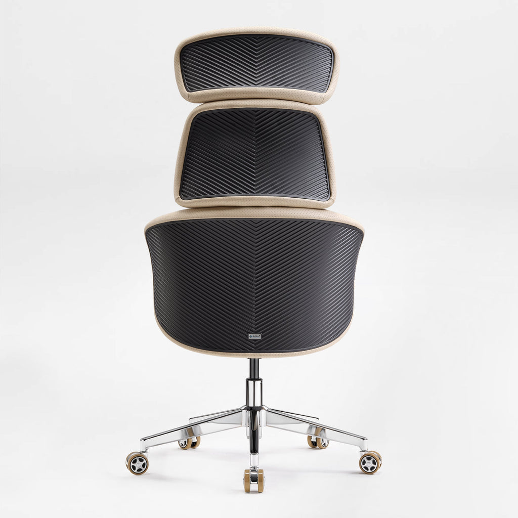 Microfiber Leather Executive Office Chair - Modern Lines Home Office