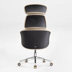 Microfiber Leather Executive Office Chair - Modern Lines Home Office