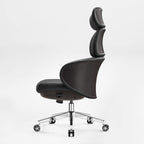 Microfiber Leather Executive Office Chair - Modern Lines Home Office