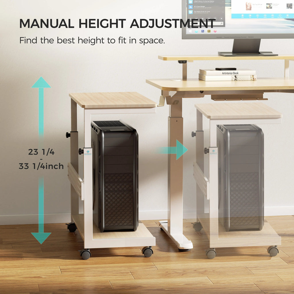 Mobile Height Adjustable CPU Cart