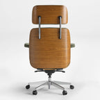 Genuine Leather Executive Office Chair - Classic Ergonomic Design