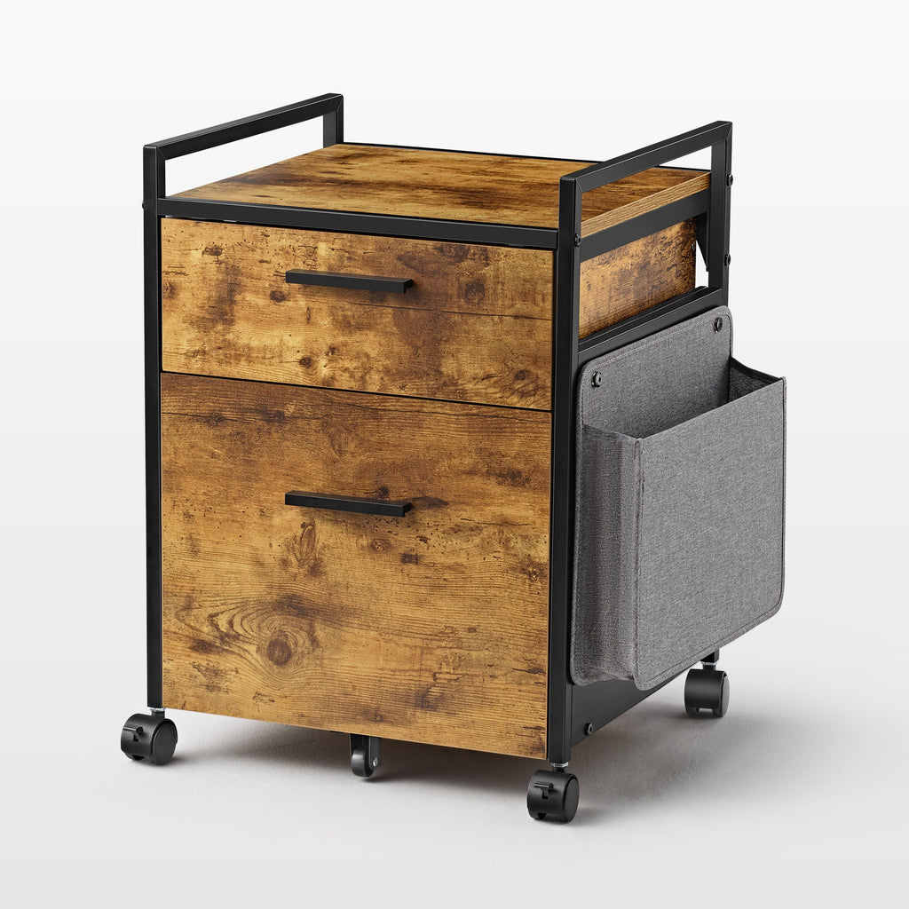 23'' Rolling File Cabinet with Drawer