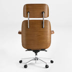 Genuine Leather Executive Office Chair - Classic Ergonomic Design