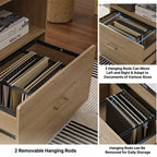 29'' Display File Storage Cabinet, Oak