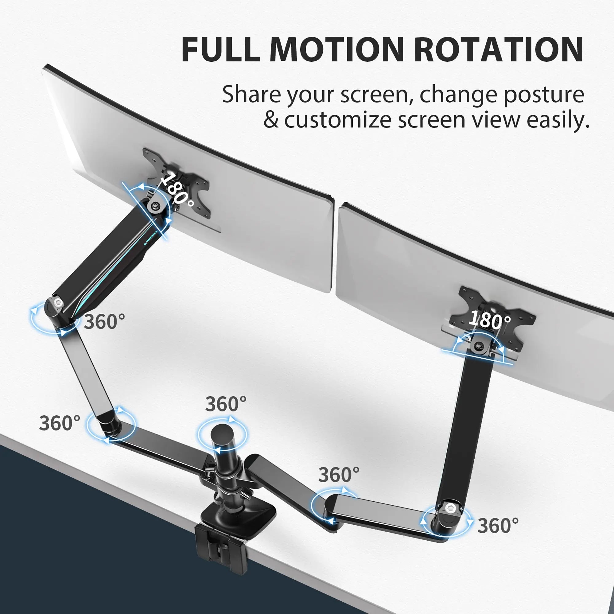 Dual Monitor Arm