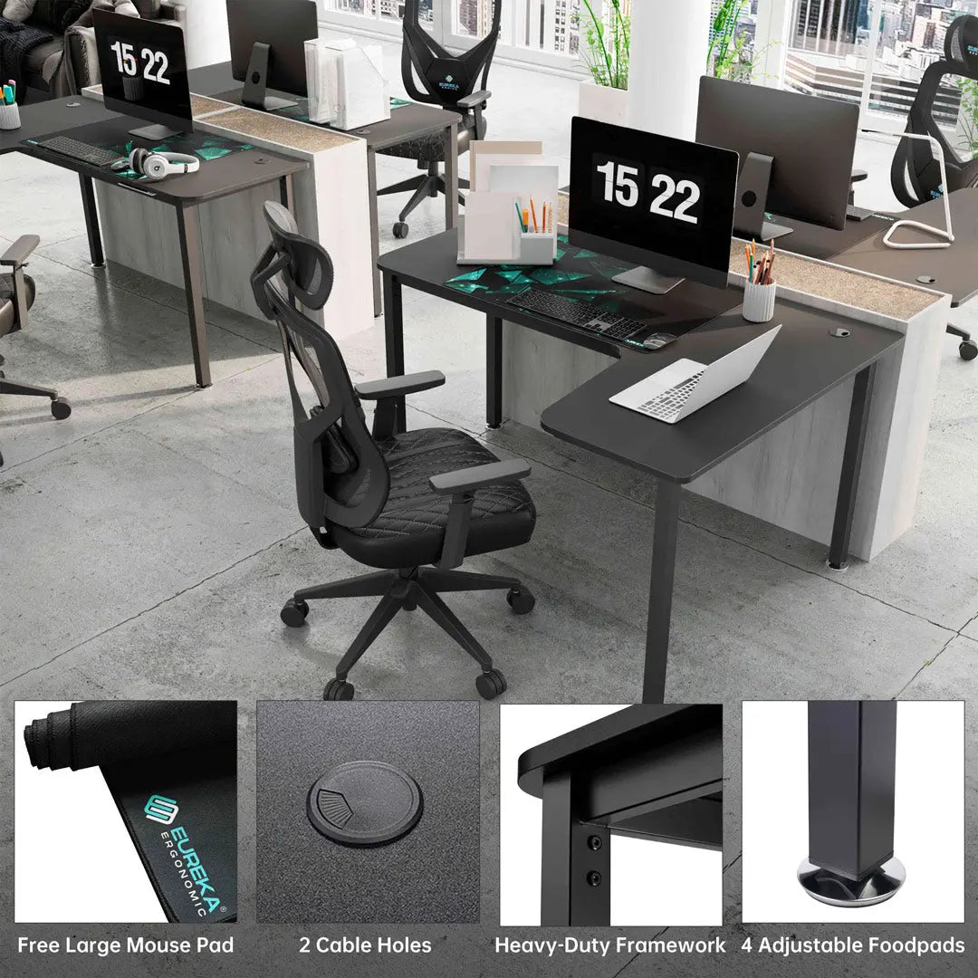 L-Shaped Office Desk (60x23)