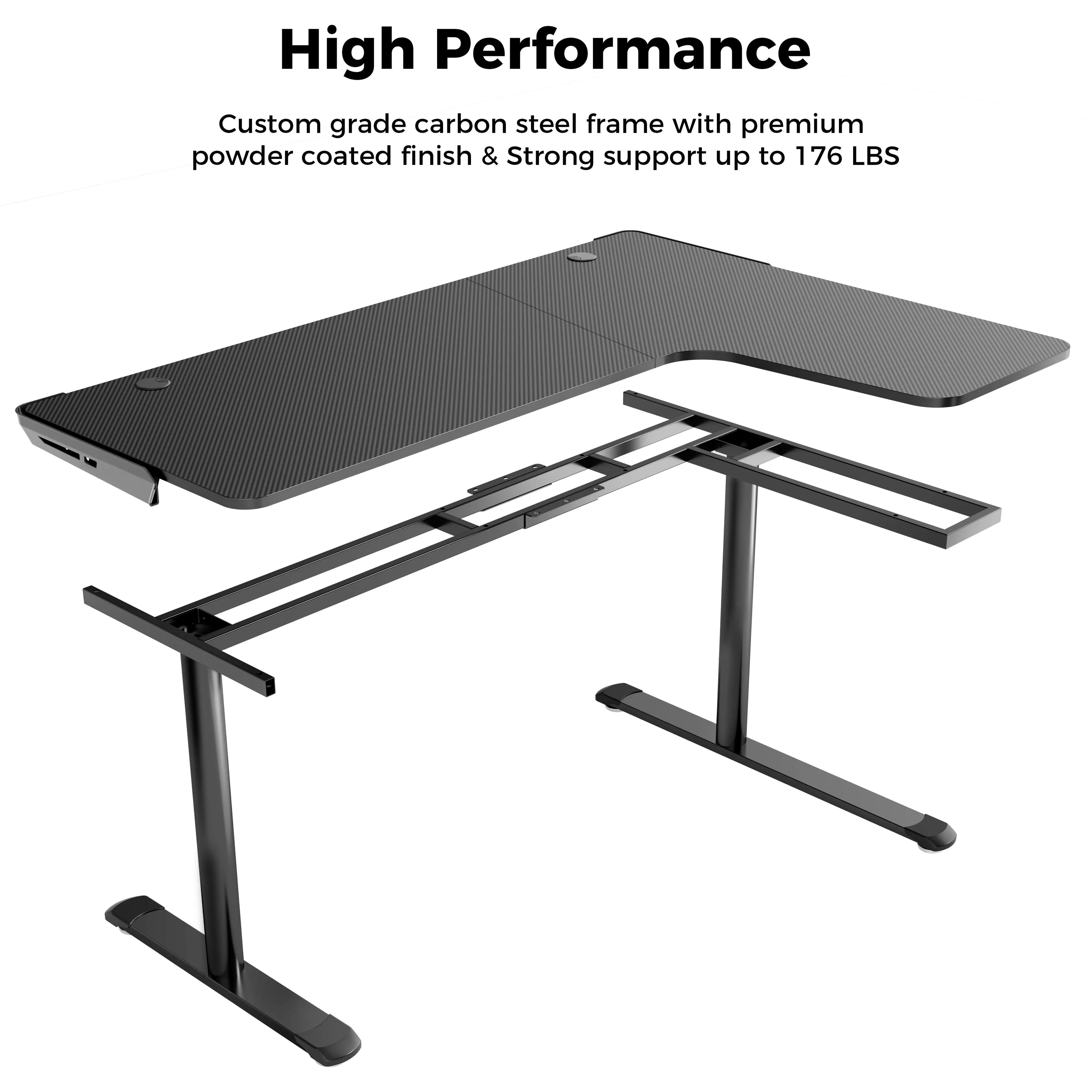 L Shaped Gaming Desk (60x24)