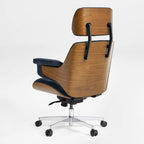 Genuine Leather Executive Office Chair - Classic Ergonomic Design