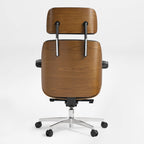 Genuine Leather Executive Office Chair - Classic Ergonomic Design