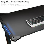 Gaming Desk with Z-shaped Legs (44x24)