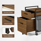 23'' Rolling File Cabinet with Drawer