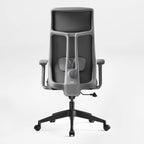 Microfiber Leather Office Chair - Dual-Layer Contoured Ergonomic