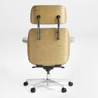Genuine Leather Executive Office Chair - Classic Ergonomic Design