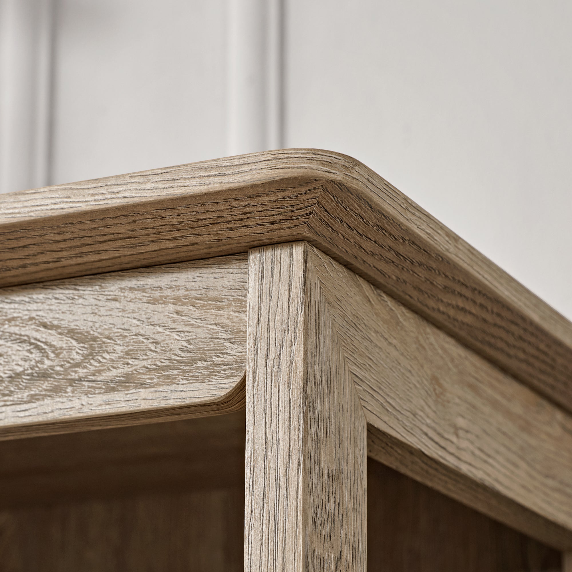 71'' Display Bookshelf with Storage Cabinet, Oak