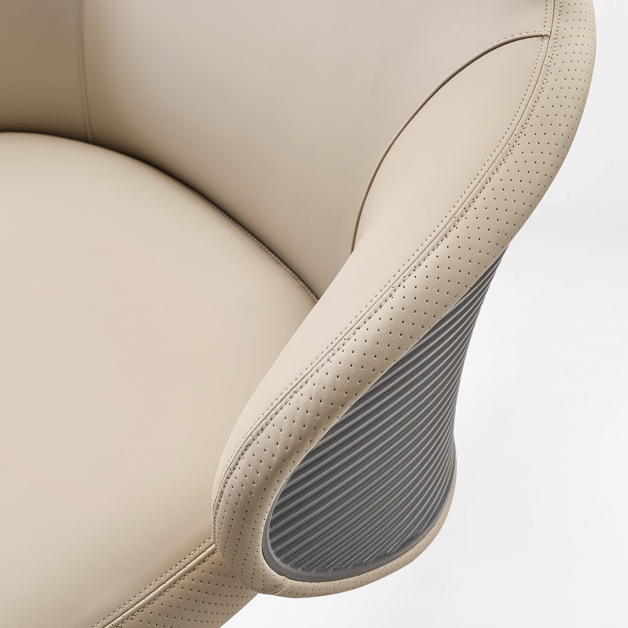 Microfiber Leather Executive Office Chair - Modern Lines Home Office